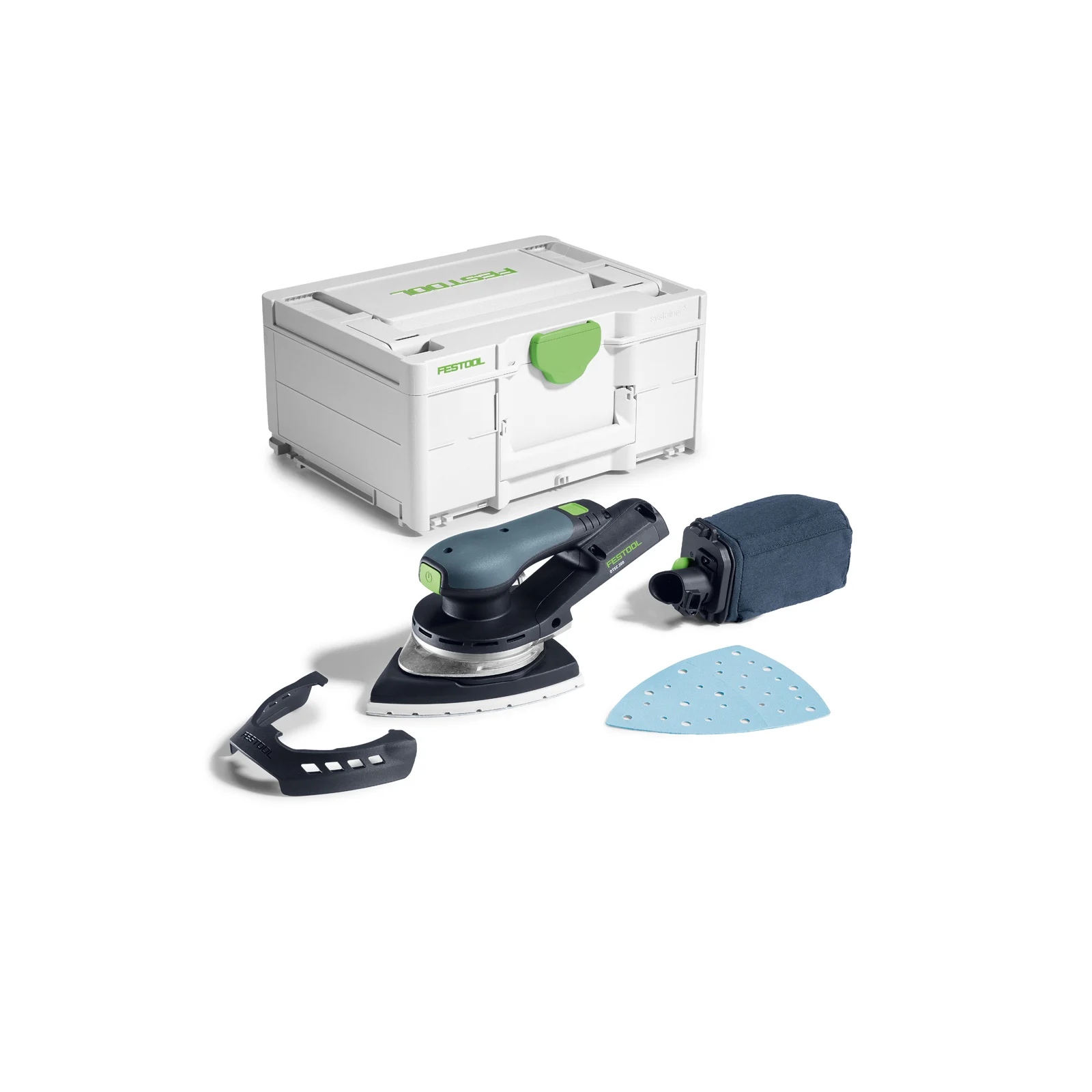 Lisseuse à delta à batterie Festool DTSC 200-Basic sans batterie et chargeur de batterie en Systainer