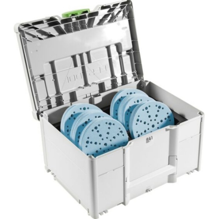 Systainer abrasif Festool³ SYS-STF D150 GR-Set Grenat