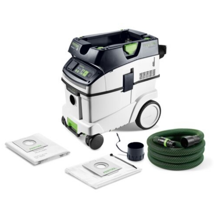 Festool chariot d'aspiration CLEANTEC CTM 36 EI AC, classe M avec fonction AUTOCLEAN