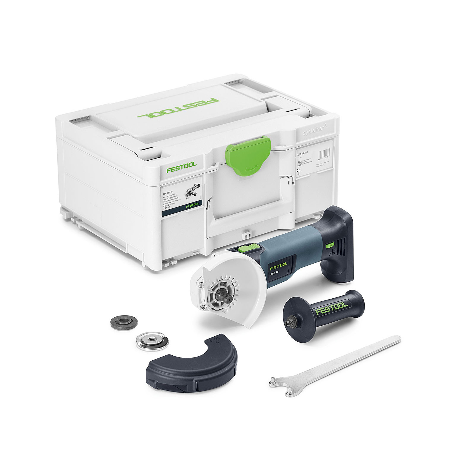 Festool Meuleuse d'angle sans fil AGC 18-125 EB-Basic