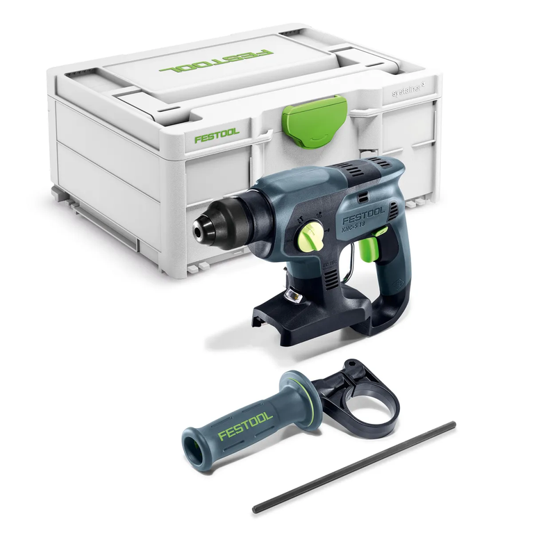 Marteau perforateur sans fil KHC-S 18 Basic Festool - 18V (sans batterie ni chargeur) en Systainer