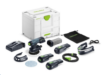 Ponceuse excentrique à accumulateur Festool ETSC 125 3,0 I-Set