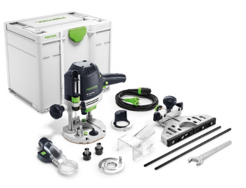 Festool OF 1400 EBQ‑Plus fraise avec lumière mobile en Systainer