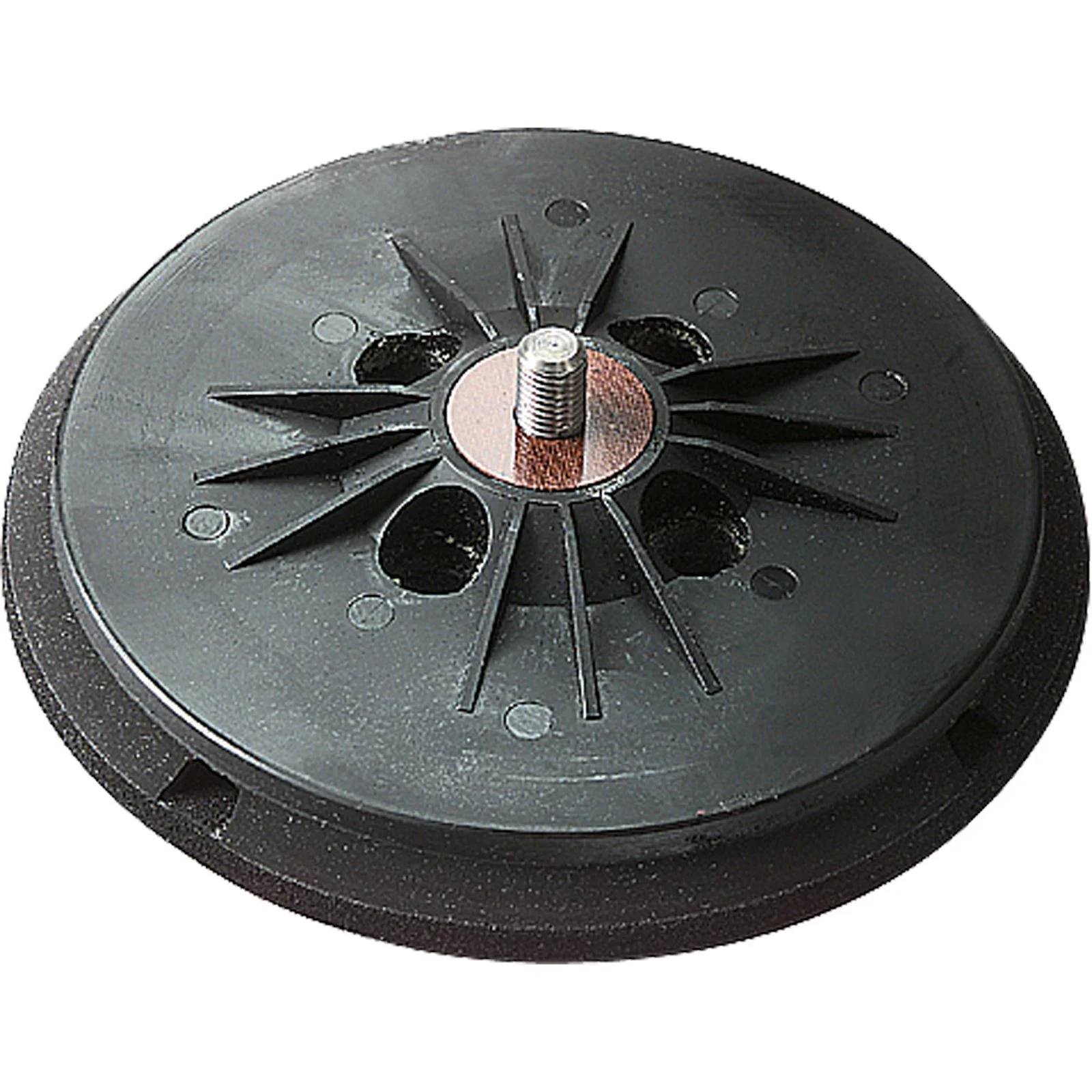 Disque de ponçage Ø 150 mm, perforé avec partie auto-agrippante