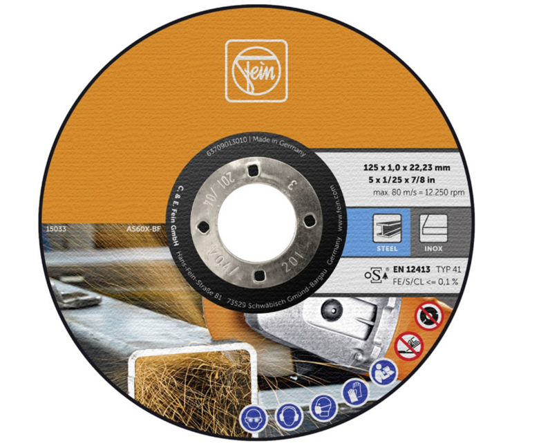 Disque de tronçonnage Fein - 1 mm d'épaisseur, lot de 25 — lot de 25 pièces