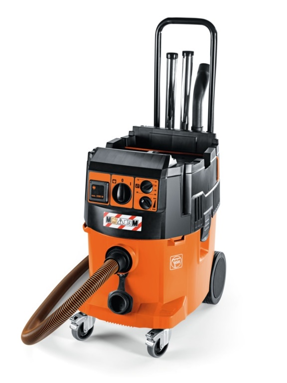 Aspirateur Fein Dustex 35 MX, 35 litres, classe M avec accessoires et poignée de poussée
