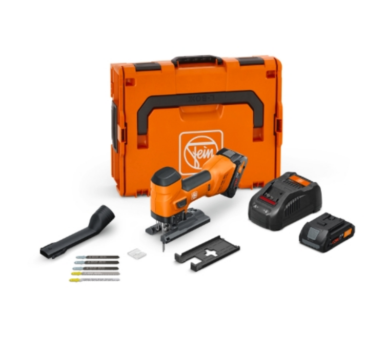 Scie sauteuse sans fil Fein ASTS 18-26 AS, 2 batteries 4,0 Ah et chargeur en L-BOXX 136