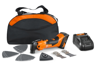 Fein Akku MULTIMASTER AMM 500 Plus AS, 1x 2,0 Ah avec chargeur dans sac en nylon