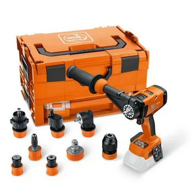 Perceuse-visseuse sans fil FEIN ASCM 18-4 QM AS QUICKIN Top Set avec 7 accessoires, sans batterie ni chargeur en L-BOXX