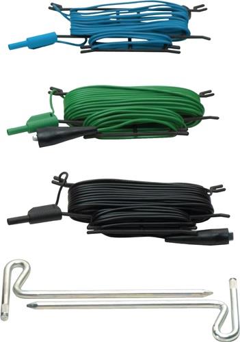 Kit de mise à la terre Benning 5 pièces pour contrôle d'installation IT 130