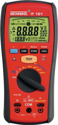Testeur d'isolement et de résistance Benning IT 101 0,1-600 V AC/DC 50 kΩ-20 GΩ