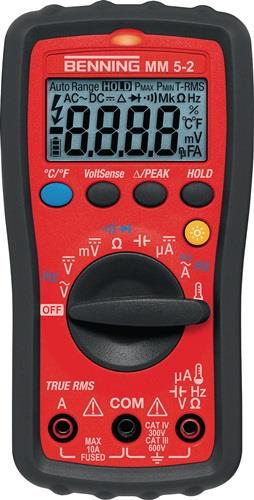 Multimètre Benning MM 5-2 0,1 mV-600 V AC/DC TRUE RMS