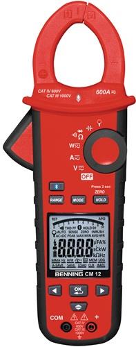 BENNING Stromzangenmultimeter CM 12 10 mA-600 A CA/CC CAT IV 600 V