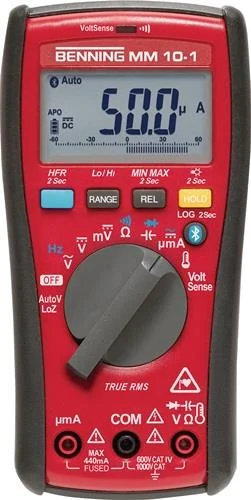 Multimètre numérique Benning MM 10-1 0,1 mV - 1000 V True RMS