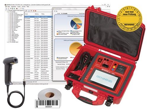 Testeur d'appareils Benning ST 760+ Set, test actif/passif, y compris postes à souder