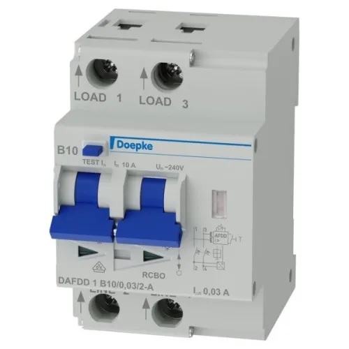 Combiné disjoncteur différentiel Doepke DAFDD 1 B10/0,03/2-A