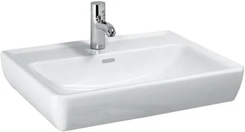 Lavabo Laufen Pro A 480x550x170 mm, avec trou de robinet et trop-plein, Blanc