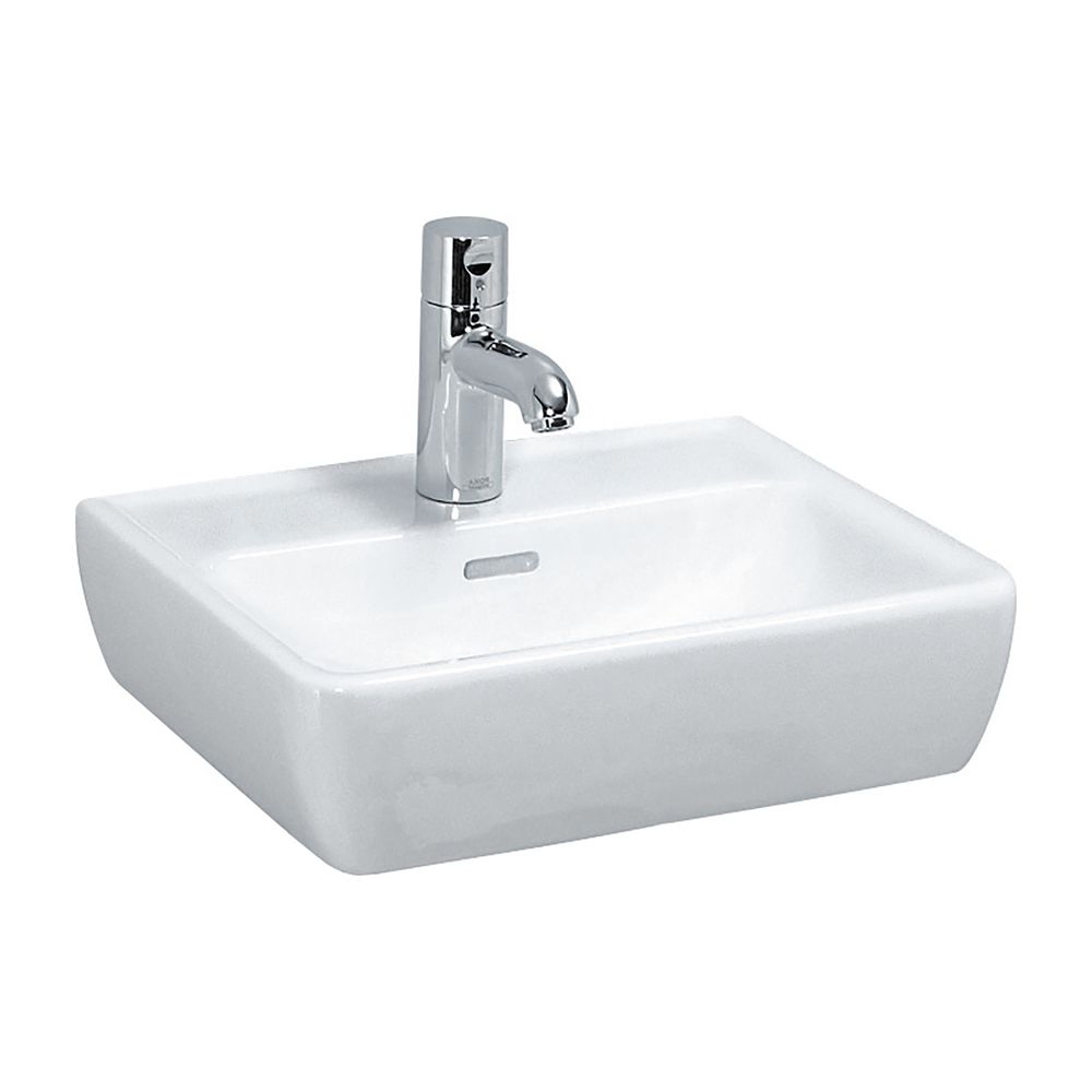 Laufen Lavabo Pro A 340x450x145 mm, sans trou de robinet, avec trop-plein, Blanc