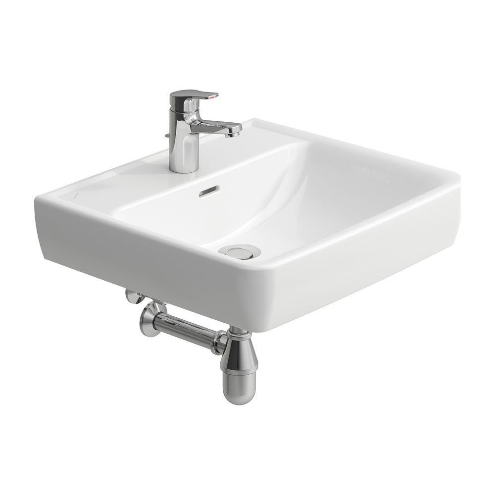 Laufen Waschtisch Pro A 480x600x180 mm, sans trou de robinet, avec trop-plein, Blanc