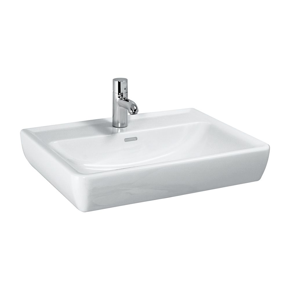 Laufen Lavabo Pro A 480x550x170mm, avec 1 trou de robinet et trop-plein, LCC Blanc