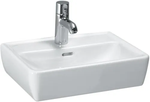 Laufen Receveur de douche surélevé PRO A 450x340mm avec trop-plein 1 trou de robinetterie blanc
