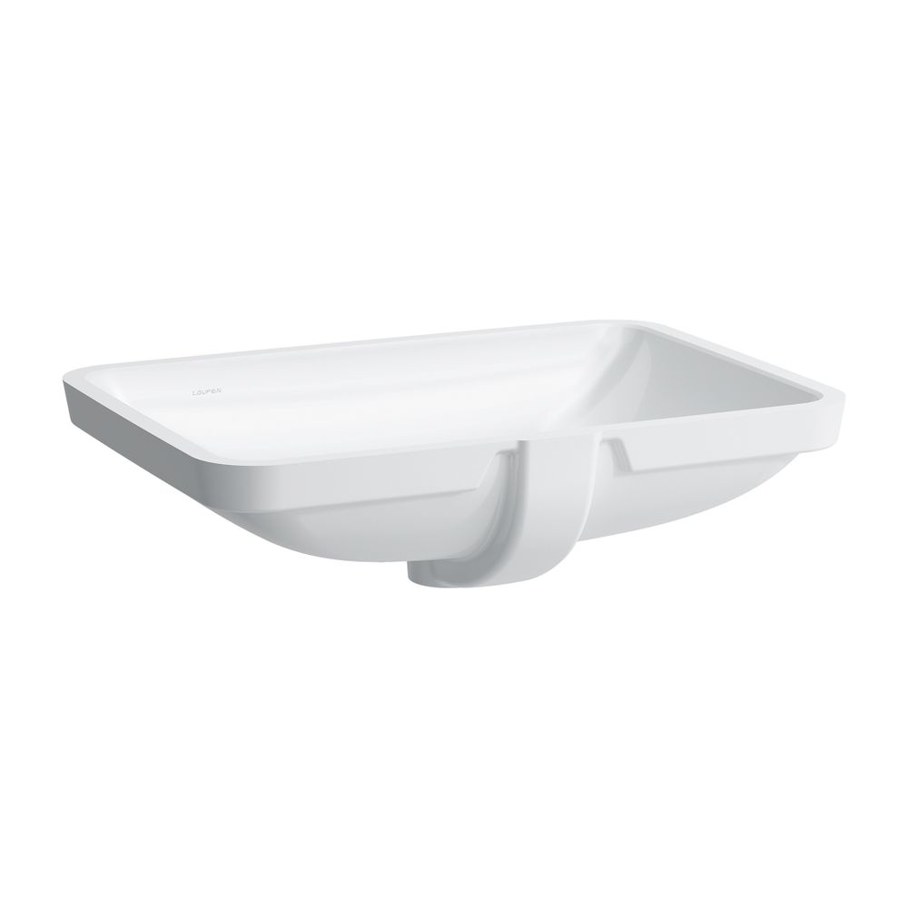 Laufen Lavabo encastré Pro S 450x645x170 mm, montage par dessous, sans trou de robinetterie, avec trop-plein, LCC Blanc