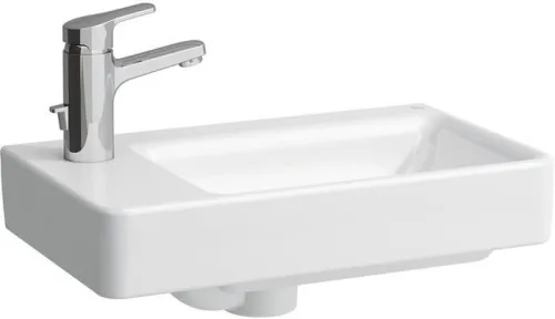 Laufen Lavabo Pro S 280x480x150mm, sans trou de robinet, avec trop-plein, cuvette à droite, LCC blanc