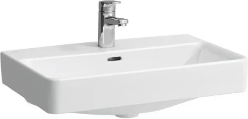 Laufen Lavabo compact Pro S 380x600x175mm, sans trou de robinet, avec trop-plein, Blanc