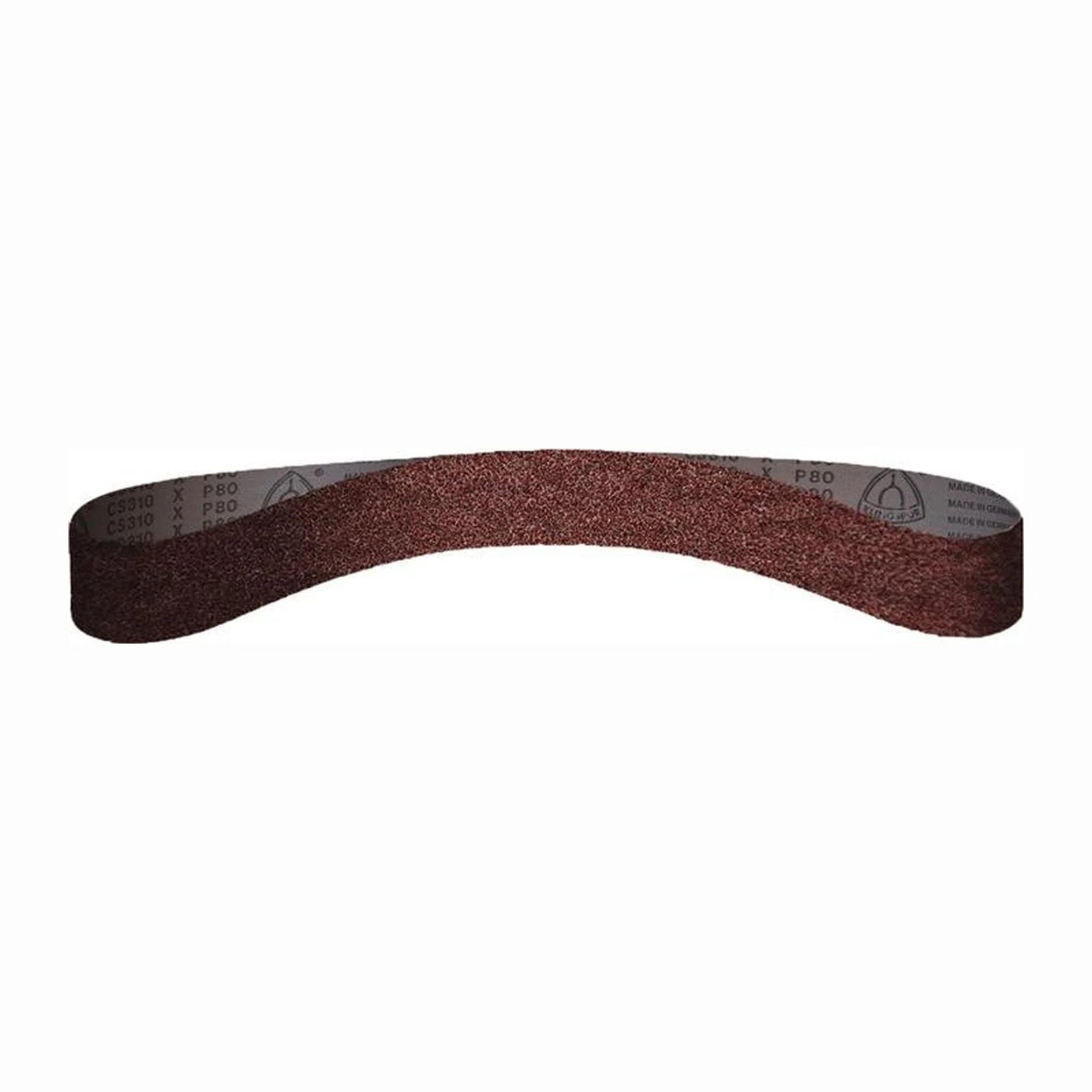 Bande abrasive KLINGSPOR CS 310 XF longueur 455 mm largeur 13 mm grain 80 - 149565 — lot de 25 pièces