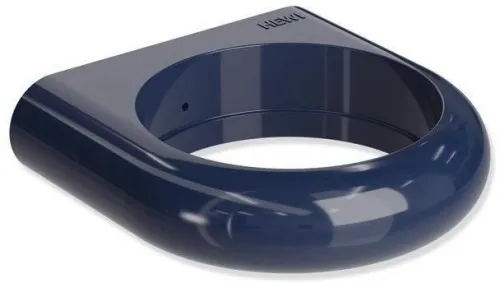 Support HEWI série 477, L:99 mm bleu acier