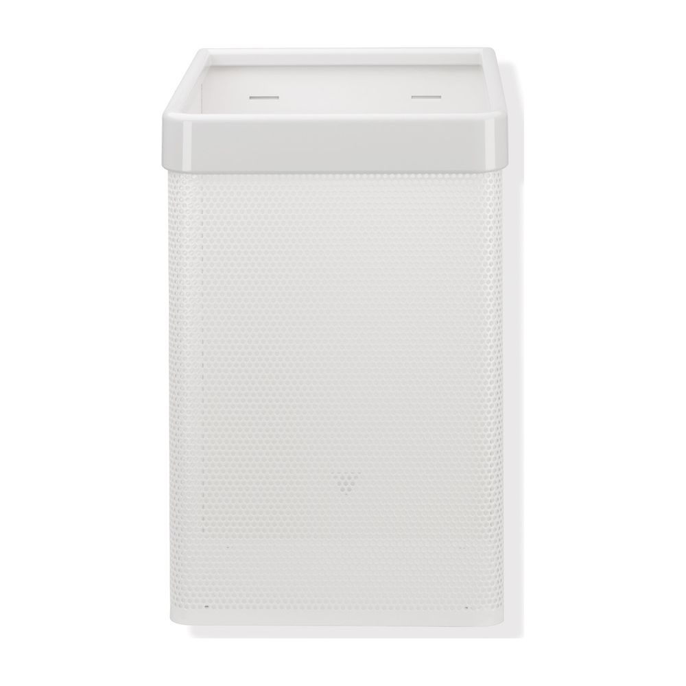 HEWI Corbeille à papier essuie-mains Série 477, bac à déchets pour essuie-mains en papier blanc/blanc pur, 477.05.20012 99