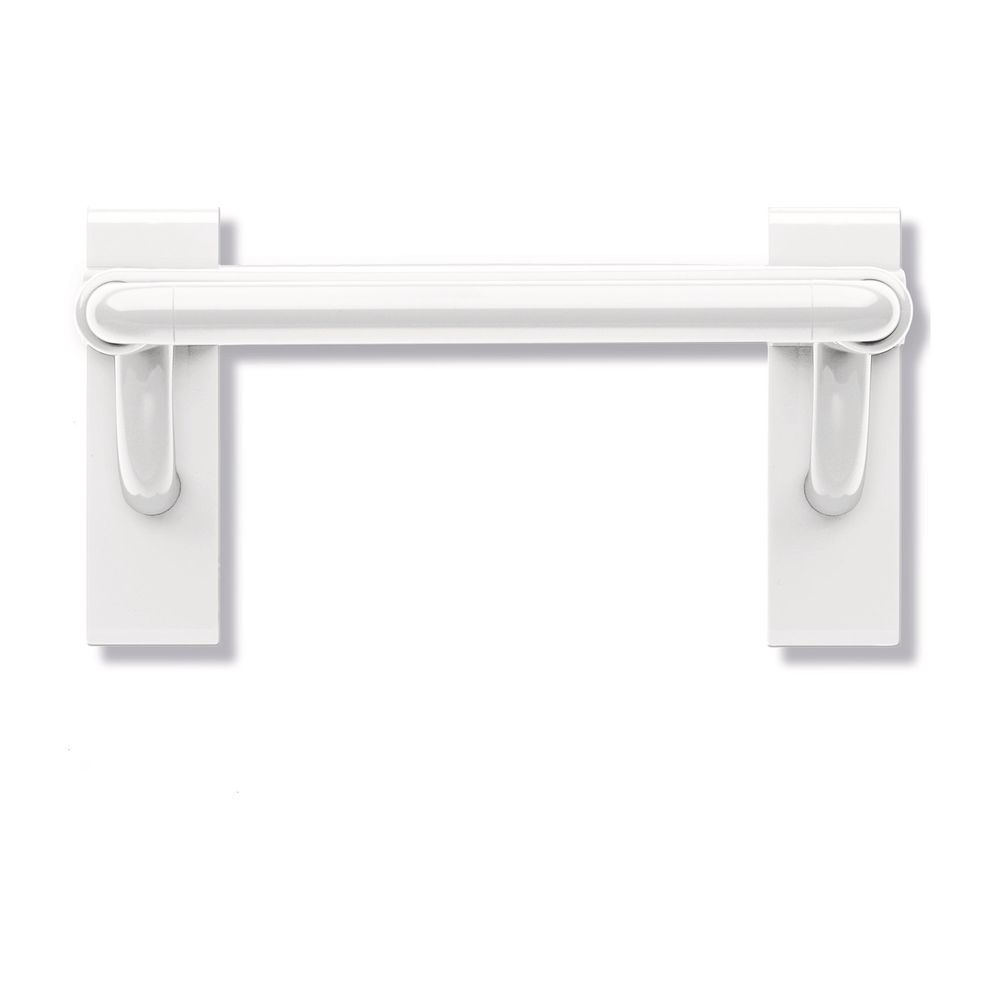 Siège rabattable HEWI Série 801 avec articulation à fourche H 478 mm P 259 mm L 428 mm blanc pur