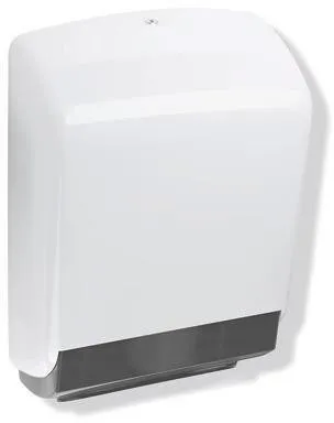 Distributeur de papier essuie-mains Hewi Série 477 pour env. 450 feuilles, papier gris clair