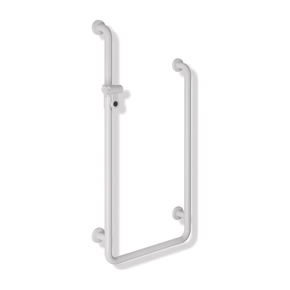 Barre de douche HEWI U-forme Série 801 D 33, 1100x900x500 mm, Bleu acier, 801.35.500 50