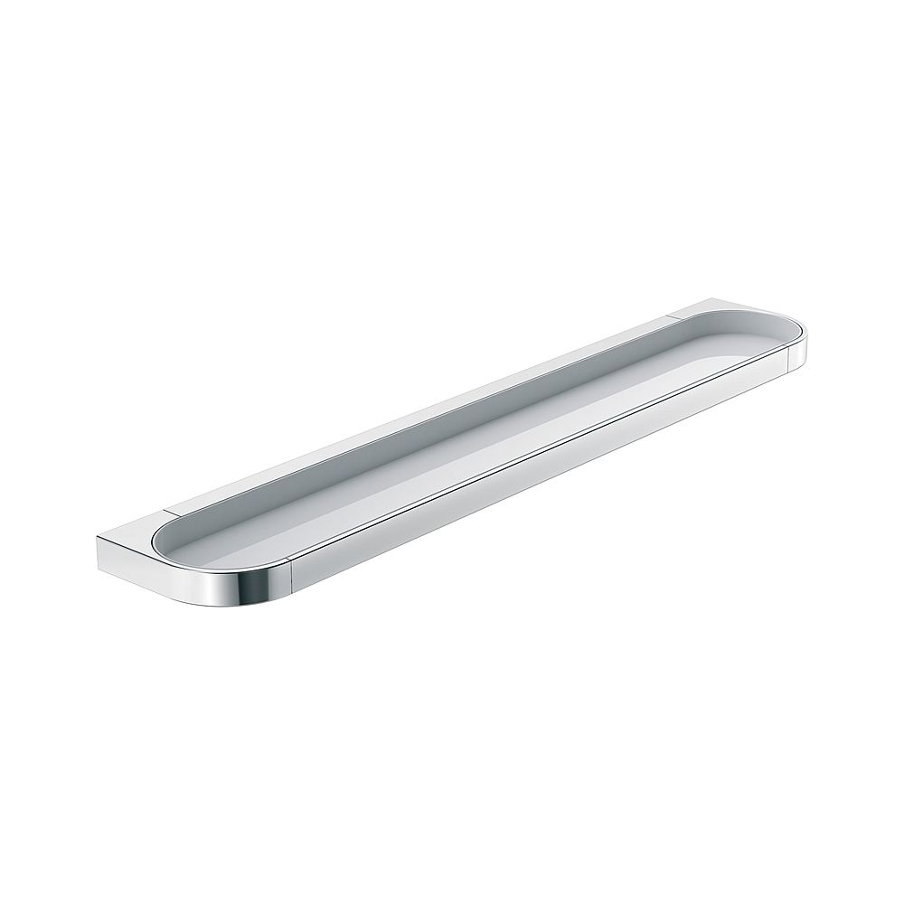 Système de rangement HEWI 800, chromé, 600 mm, plateau en plastique, 800.03.10041