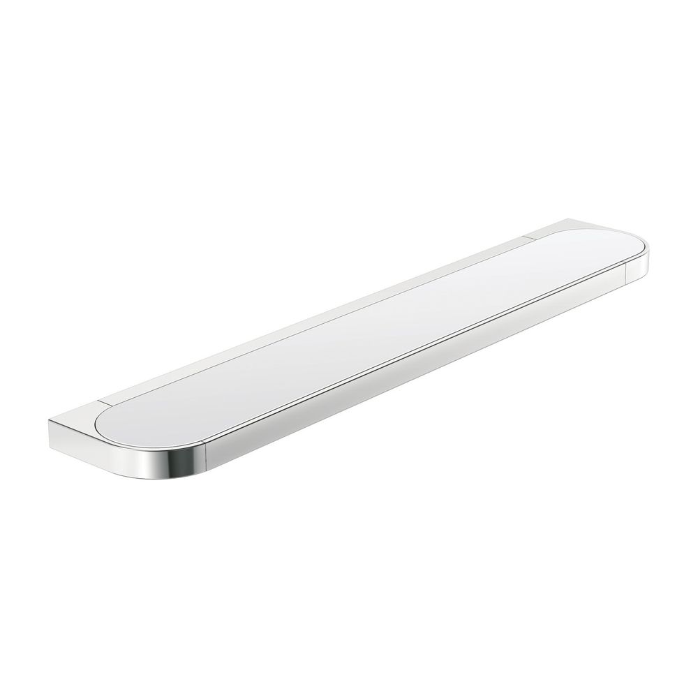 Système de rangement HEWI 800, chromé, 600 mm, plateau en verre satiné, 800.03.10045