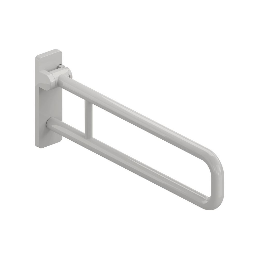 Poignée escamotable HEWI série 801 L 850mm, âme en aluminium, blanc pur