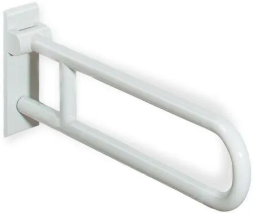 HEWI Poignée d'appui rabattable Ser 801, L:600mm, âme acier sand