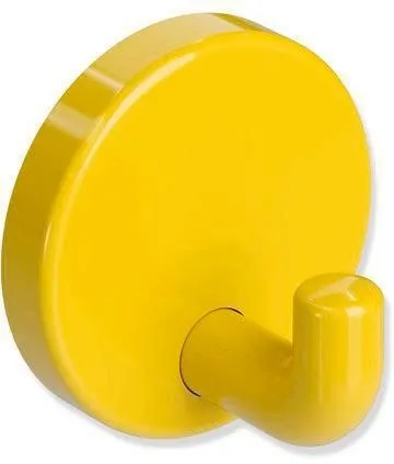 Hewi Crochet mural Ser 801, Ø:40mm jaune moutarde
