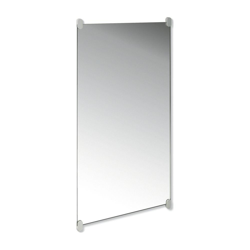 Miroir mural HEWI avec support de miroir Série 801 blanc signalétique