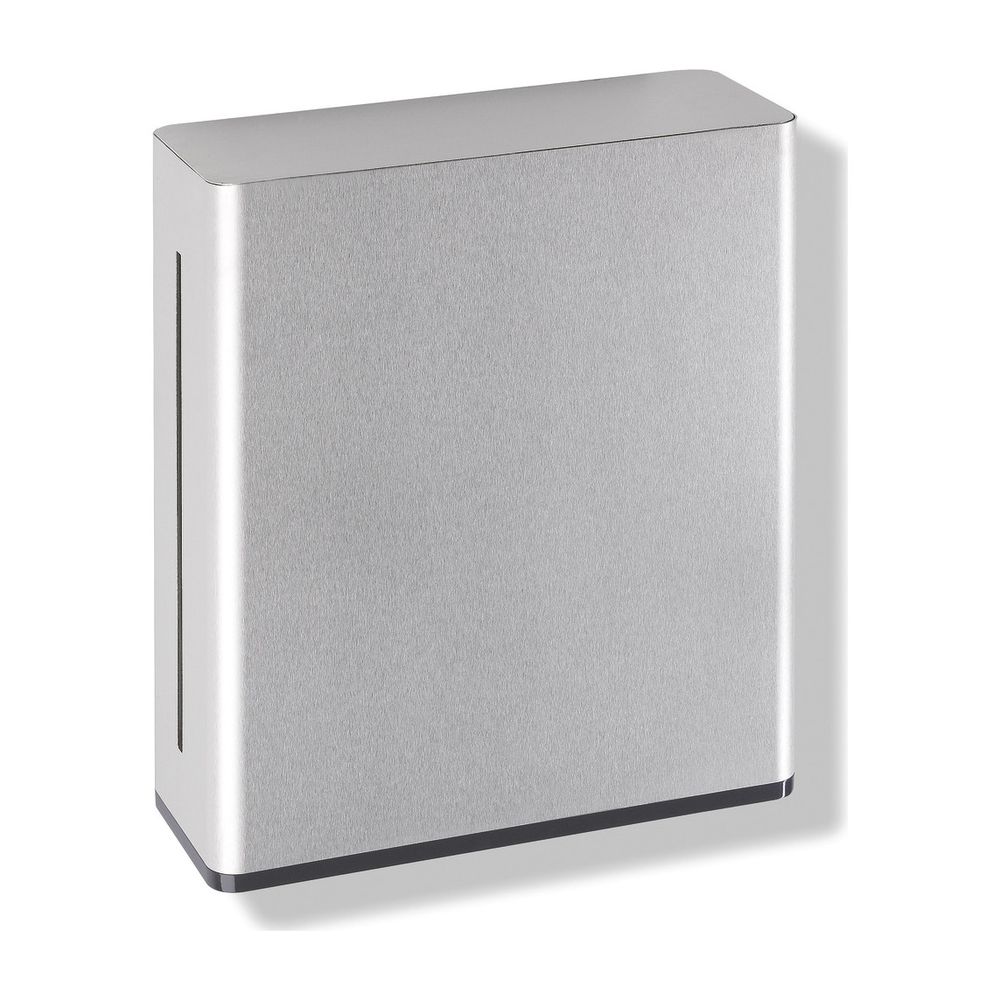 Distributeur de papier essuie-mains HEWI Série 805 en acier inoxydable, blanc signalétique