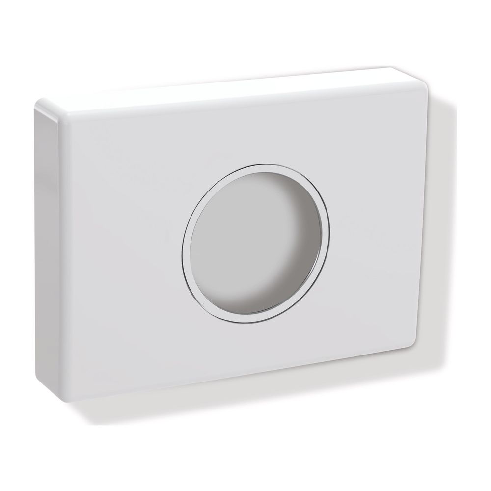 Distributeur de sacs hygiéniques HEWI System 800 K blanc pur, bague couleur gris clair