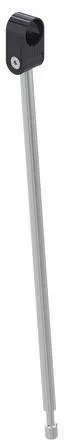 Hewi Soutien au sol f.SKG 801.50., L:527mm, acier inox., raccord couleur pomme verte