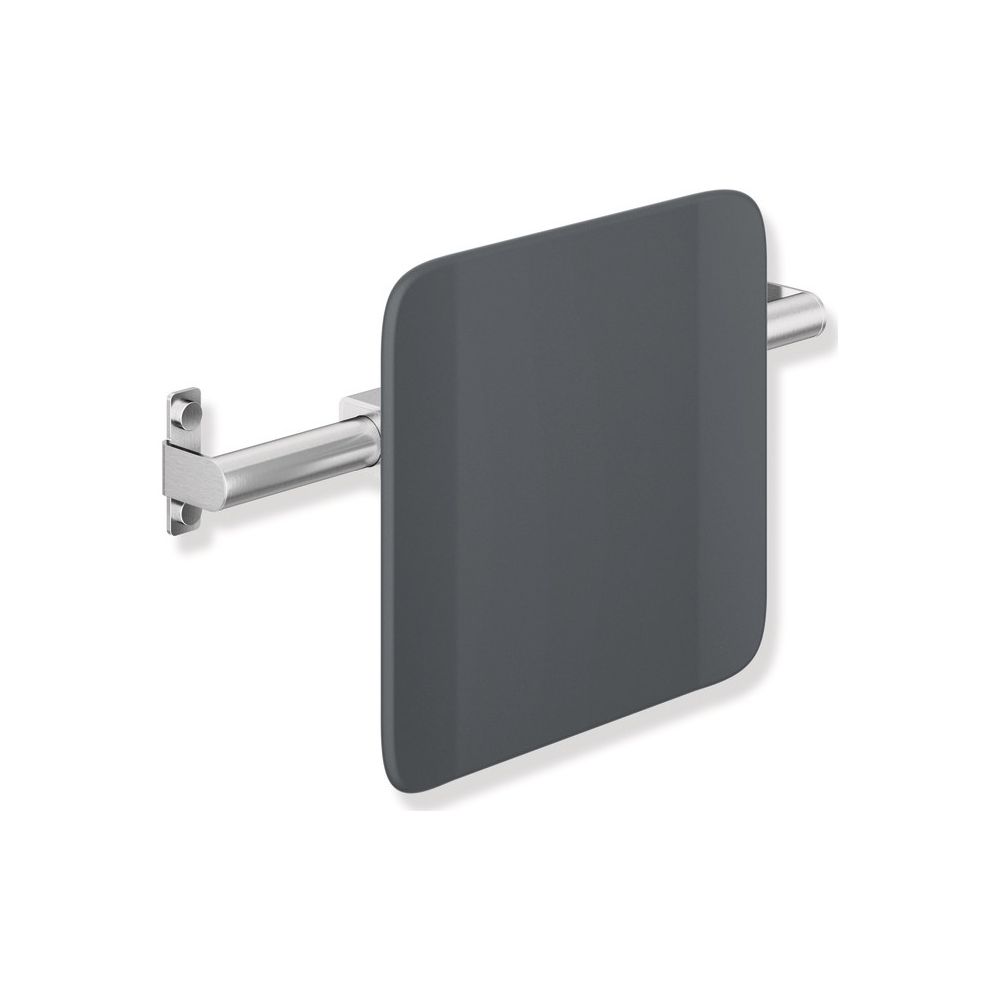 Dossière HEWI BS System 900, T 150, poignée rabattable Design B gauche, blanc signalétique