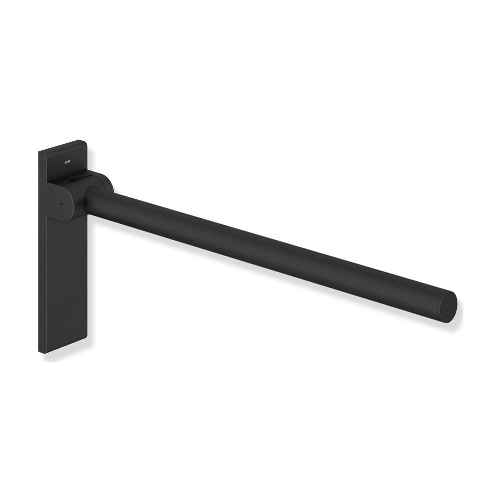 Poignée rabattable HEWI Mono Design B, longueur 600 mm, revêtement poudre noire profond mat, 900.50.21560 DC