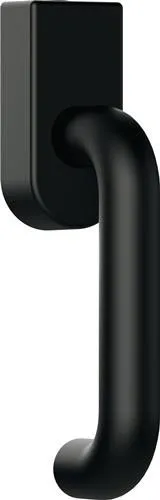 Poignée de fenêtre Hewi 111PBFGA PA 90 noir profond 30 mm à verrouillage
