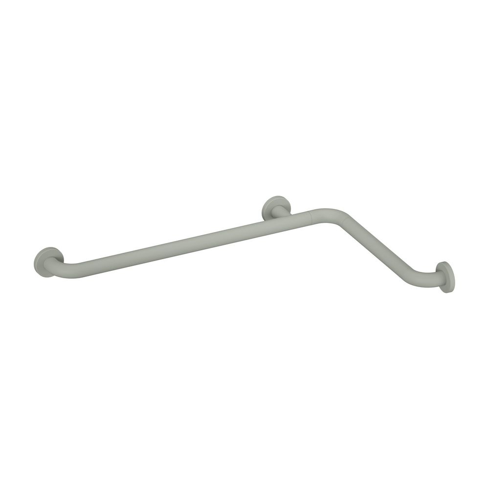 HEWI Barre de douche/baignoire, mat, Ø 33, 762 x 474 mm gris roche