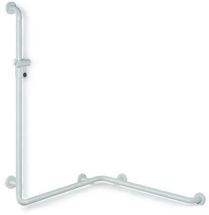 Hewi Repose-main pour douche/baignoire avec bride, AM1:1250, L1:762, L2:962, gris pierre