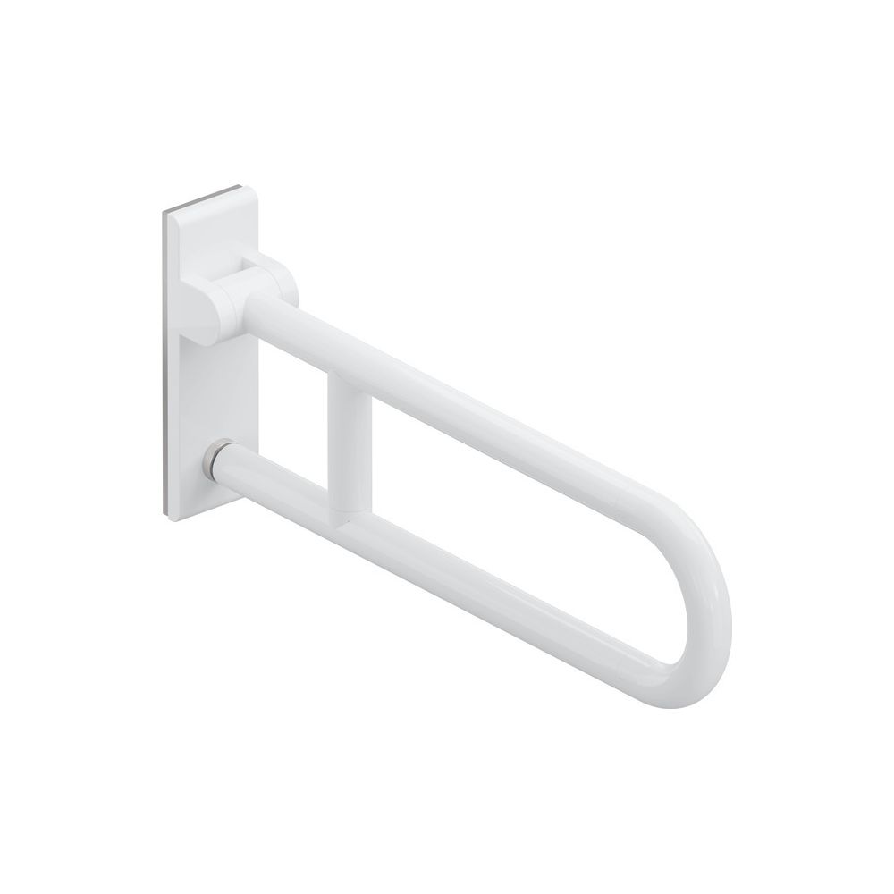 Poignée rabattable mobile HEWI Série 801 L 750mm, Blanc signalétique