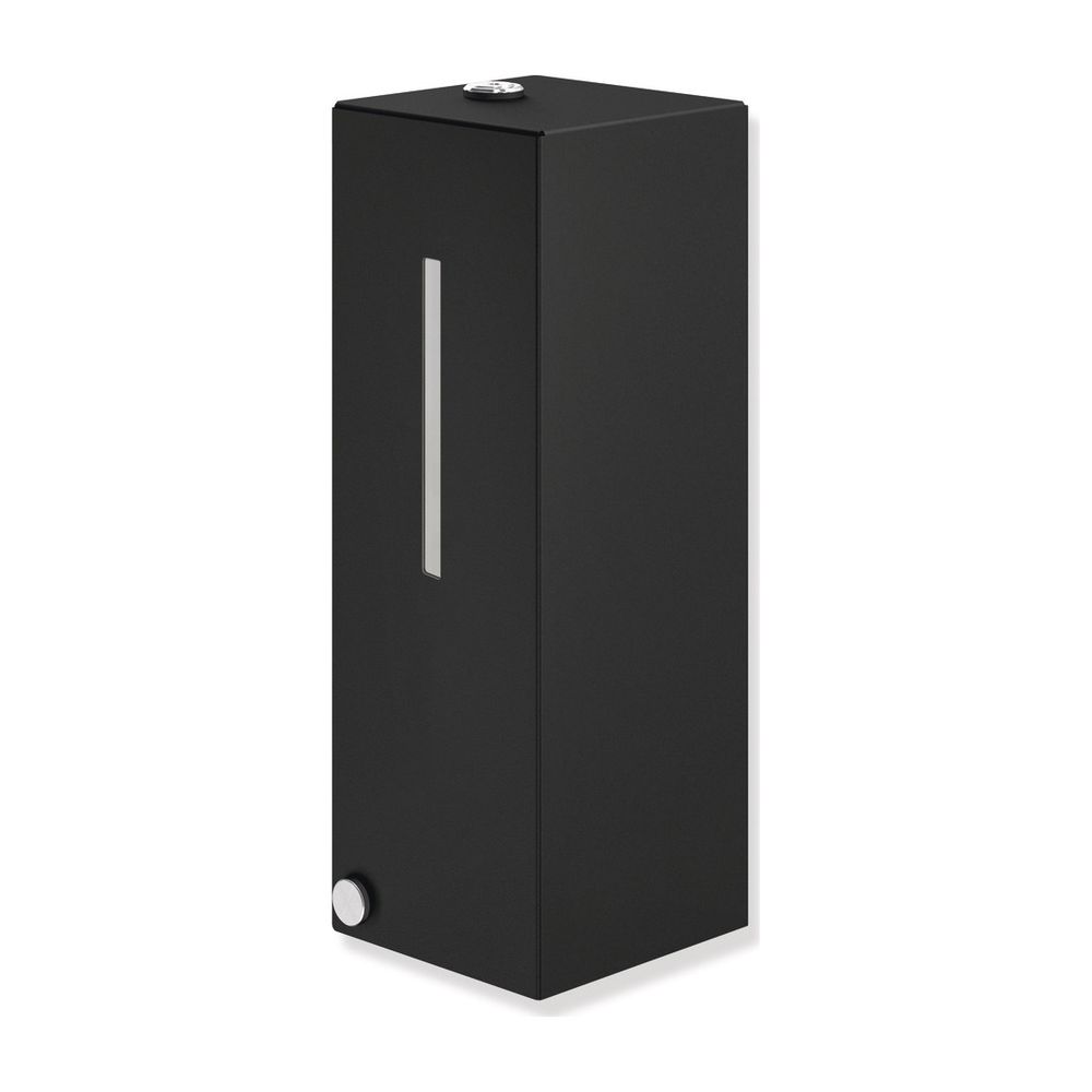 Distributeur de mousse lavante HEWI Sensoric, revêtement poudre, noir profond mat, 900.06.00760 DC